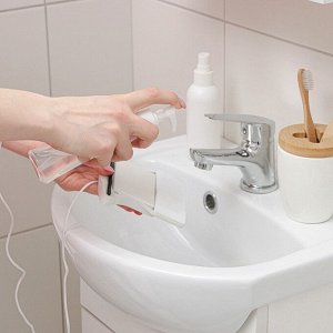 Магнитная щётка для мытья окон с двух сторон Доляна, с водосгоном, на стекло 18-30 мм