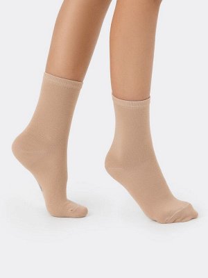 Мультипак детских однотонных носков (3 упаковки по 3 пары) в нюдовых оттенках
