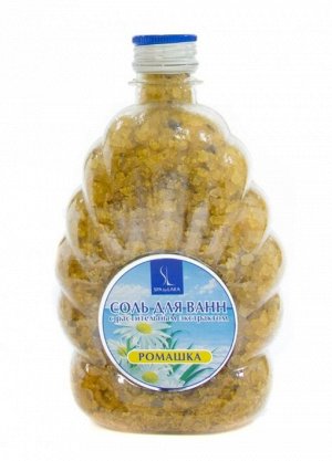 Соль для ванн "РАКУШКА" РОМАШКА с растительными экстрактами 600г