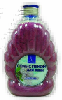 Соль для ванн "ЦВЕТОЧНАЯ" ФРАНЦУЗСКАЯ СИРЕНЬ ароматизированная 320г