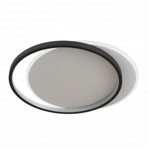 Люстра Сильвия LED 40Вт 4000К черно-белый 39,5х39,5х5 см