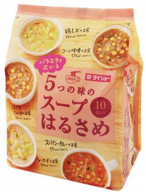 Суп Daisho Харусаме 5 видов лапши 10 порций, 164,8г, м/у