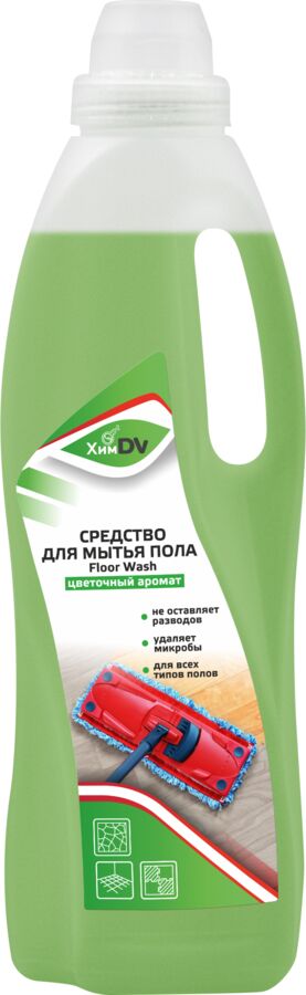 Средство для мытья пола "Floor wash" цветочный аромат 1 л.