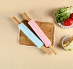 Силиконовая скалка для раскатки теста Silicone Rolling Pin / 43 x 5 см