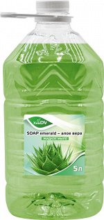 Жидкое мыло для рук &quot;SOAP emerald&quot; (алоэ вера) 5 л.
