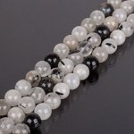 Бусины для рукоделия из Кварца и Турмалина