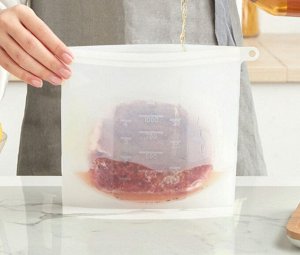 Силиконовый пакет-контейнер для хранения &quot;Danny Home&quot; Reusable Silicone Food Storage Bag 2000 мл