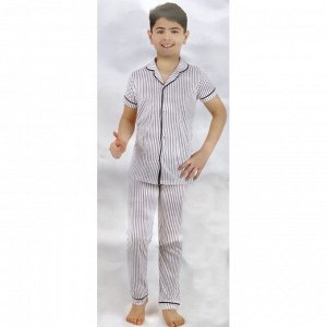 28181-1 Пижама на пуговицах для мальчиков Vitmo
