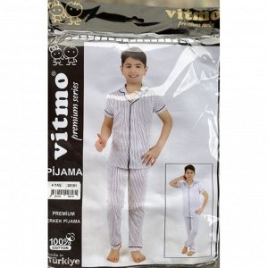 28198 Пижама на пуговицах для мальчиков Vitmo