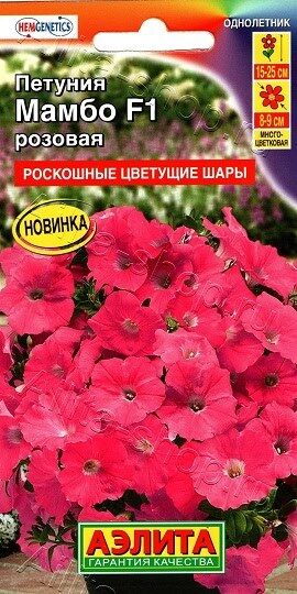 Петуния Мамбо розовая F1 (Код: 90357)