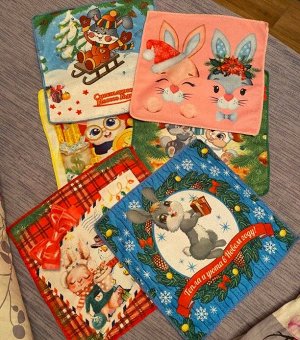 Салфетки Подарочная салфетка представлена в дизайне, который является символом будущего Нового года "Кролик", поэтому салфетка будет еще и отличным подарком.
Размер 20х20 см
100% хлопок