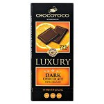 Шоколад CHOCOYOCO Dark 72% ORANGE 175 г 1 уп.х 14 шт.