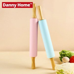 Силиконовая скалка для раскатки теста Silicone Rolling Pin 43 x 5 см