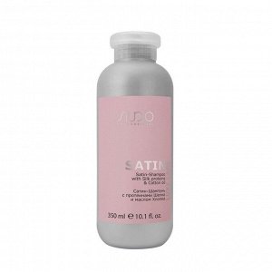 Сатин - Шампунь для волос 350мл Studio Professional Luxe Care с протеинами шелка и маслом хлопка