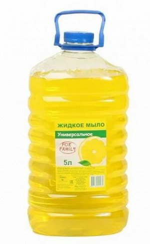 Мыло жидкое "Для всей семьи" УНИВЕРСАЛЬНОЕ 5000мл (канистра) (ИН-0113)