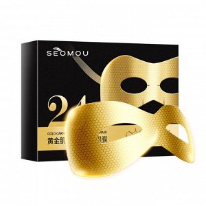 24K Золотая маска для кожи вокруг глаз "SEOMOU"