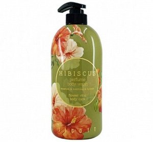 Гель, для душа с экстр. гибискуса/ Hibiscus Perfume Body Wash , JIGOTT, Ю.Корея, 750 г,