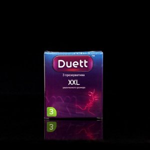 Презервативы DUETT XXL 3 шт