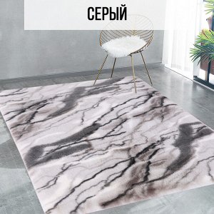 Меховой коврик для пола с антискользящей основой, искусственная коровья шкура для любого интерьера, нежный, супер мягкий, не выцветает, мягкий ворс, бесшовная обрезка / 140 x 200 см