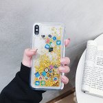 Чехол на iPhone с глиттером
