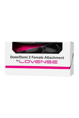 Сменная насадка женская для Domi 2, силикон, черный, 12.9 см