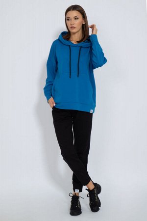 Костюм Костюм Kivviwear 41134114/06 светло-синий 
Состав: ПЭ-15%; Хлопок-85%;
Сезон: Осень-Зима
Рост: 170

Костюм. Худи оверсайз с капюшоном на подкладке из основной ткани. Брюки средней посадки зауж