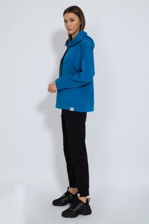 Костюм Костюм Kivviwear 41134114/06 светло-синий 
Состав: ПЭ-15%; Хлопок-85%;
Сезон: Осень-Зима
Рост: 170

Костюм. Худи оверсайз с капюшоном на подкладке из основной ткани. Брюки средней посадки зауж