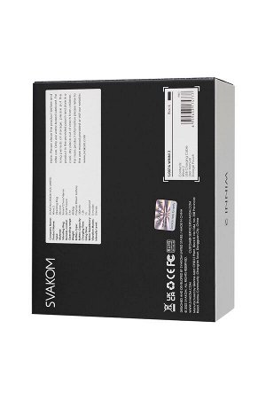 Виброкольцо Svakom Winni 2, силикон, черный, 9,3 см