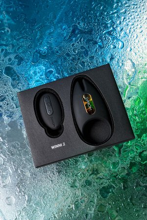 Виброкольцо Svakom Winni 2, силикон, черный, 9,3 см