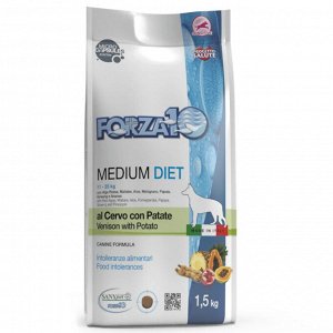 Сухой диетический корм Forza 10 Medium Diet Cer Pat для взрослых собак средних пород Оленина и Картофель. 12 кг. Супер премиум. Италия