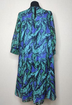 Платье Bazalini 4545 сине-зеленый