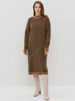 Платье женское 9232-92009   5300616/02 карамельный кофе/антрацит
