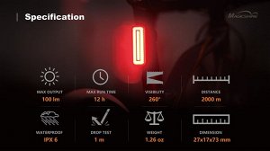 Стоп сигнал Magicshine SEEMEE 180