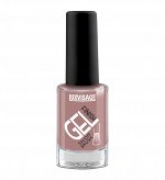 LUXVISAGE, Лак для ногтей GEL finish тон 38 темно-бежевый, 9 г, Люкс визаж