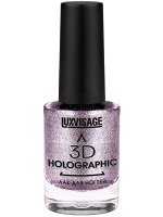 LUXVISAGE, Лак для ногтей 3D HOLOGRAPHIC тон 708 лиловый турмалин, 11 мл, Люкс визаж