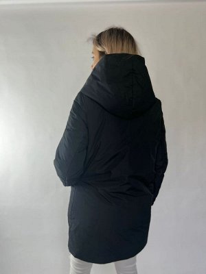 Куртка Молочный, Чёрный   ПОГ: Размер 46 - 56 см; ПОБ: Размер 46 - 56 см; Наполнитель: Искусственный, Двустороннее; Длина: 86 см
Y firenix, 221-106