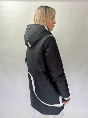 Куртка Чёрный   ПОГ: Размер 42/44 - 56 см; ПОБ: Размер 42/44 - 58 см; Наполнитель: Искусственный, Двустороннее; Длина: 86 см
Y firenix, 221-23-1