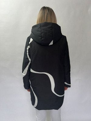 Куртка Чёрный   ПОГ: Размер 42/44 - 56 см; ПОБ: Размер 42/44 - 58 см; Наполнитель: Искусственный, Двустороннее; Длина: 86 см
Y firenix, 221-23-1
