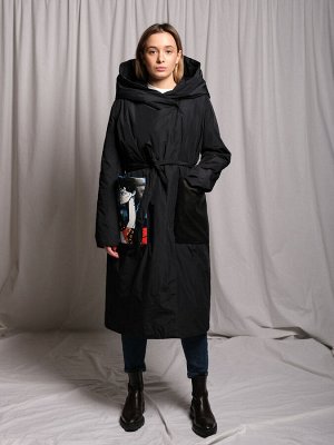 Куртка Сапфир, Чёрный   ПОГ: Размер 42/44 - 64 см; ПОБ: Размер 42/44 - 66 см; Наполнитель: Искусственный; Длина: 110 см
Y firenix, 211-106