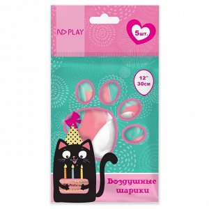 Воздушные шарики «Кошки» 30 см, 5 шт.