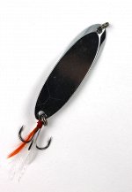 Блесна-колебалка JpFishing Kastmaster (35гр, 70мм, тройник с опушкой, silver)