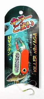 Булер JpFishing Killer (17гр, 2шт, hand made, Glow/Orange UV)