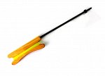Удочка зимняя JpFishing Wooden №6 (25см, леска 0.235мм yellow, 30м, carbon tip)