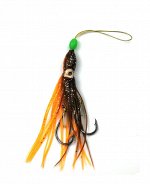 Октопус оснащённый FTK Soft Bait 4.5&amp;amp;amp;amp;amp;amp;amp;amp;amp;amp;quot; №4/0 (11,5см, 1шт, col. 011 UV)