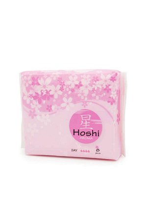 HOSHI Прокладки для критических дней дневные ароматизированные (4 капли) (240мм), 8шт HOSHI Aroma