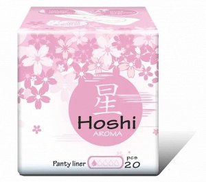 HOSHI Aroma Прокладки ежедневные ароматизированные Panty Liner (150мм), 20шт