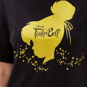Футболка Tinker Bell Disney, чёрная