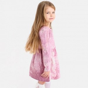 Платье детское KAFTAN "Dream" р.30 (98-104), лиловый тай-дай