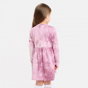 Платье детское KAFTAN "Dream" р.34 (122-128), лиловый тай-дай