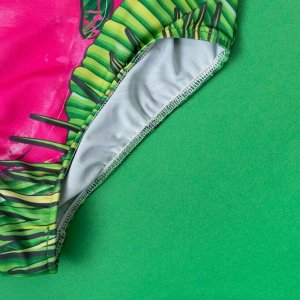 Купальник KAFTAN Tropical, рост 122-128 см (34), зелёный